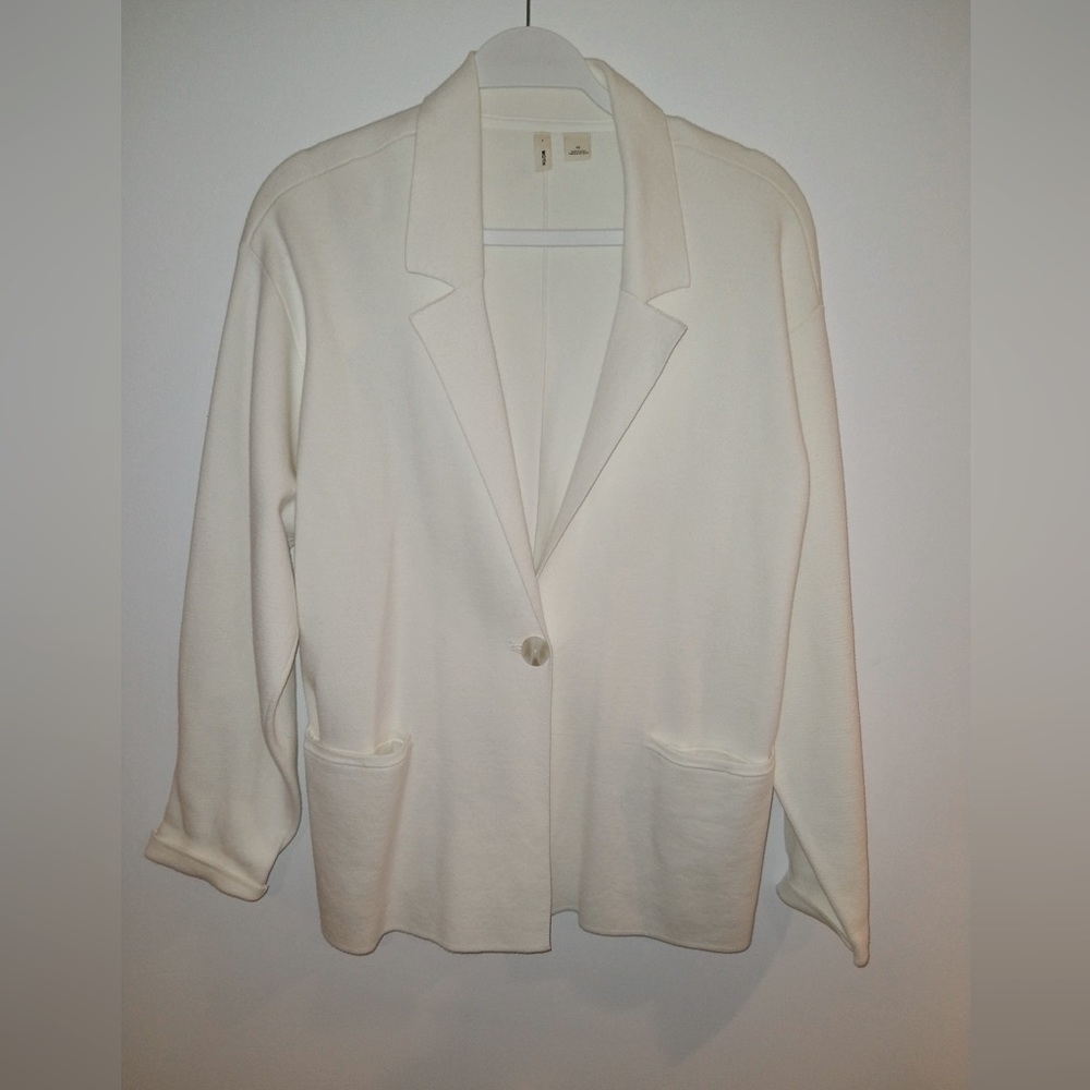 Moth Winter White Cardigan blazer style sweater size XS